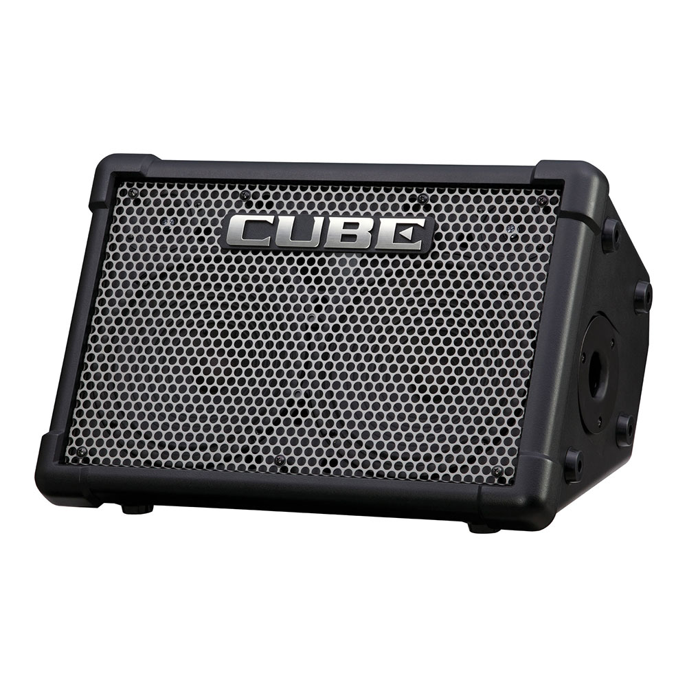 ギターアンプ ボーカルアンプ ローランド ROLAND CUBE Street EX BK 乾電池駆動可能 ステレオ ポータブルアンプ マイクスピーカー|chuya-online チューヤオンライン