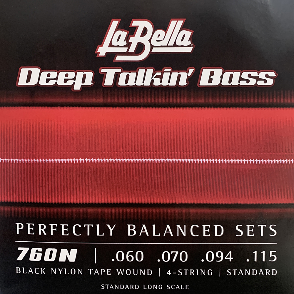 レビュー高評価のおせち贈り物 品質が La Bella 760N Black Nylon Tape Wound 60-115 エレキベース弦 flashshare.com flashshare.com