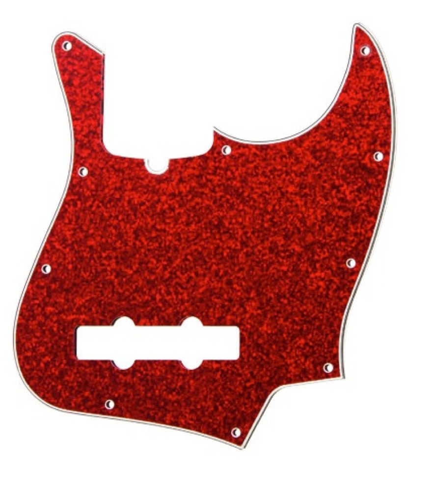 楽天市場】【YJB PARTS】 JB60's ジャズベース用ピックガード 赤