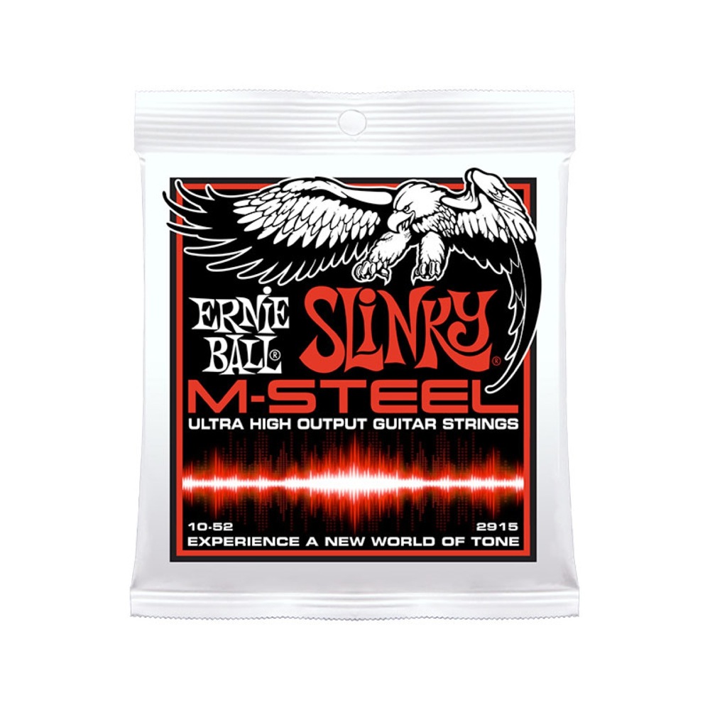 アーニーボール ERNIE BALL 2915 M-Steel Skinny Top Heavy Bottom エレキギター弦×3セット