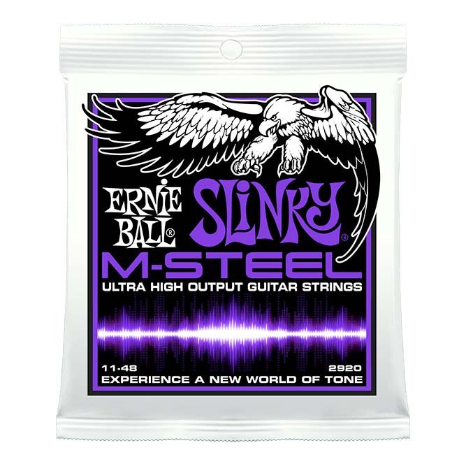 アーニーボール ERNIE BALL 2920 M-Steel Power Slinky エレキギター弦&times;6セット｜chuya-online チューヤオンライン
