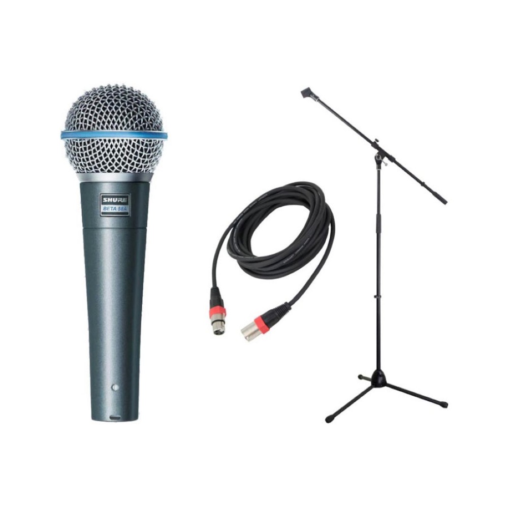 SHURE BETA58A-J ボーカル用ダイナミックマイク マイクアクセサリ付き3点セット｜chuya-online チューヤオンライン