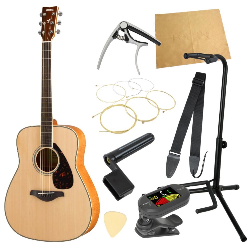 ヤマハから始める!大人のアコギ入門セット YAMAHA FG840 NT アコースティックギター 9点セット|chuya-online チューヤオンライン