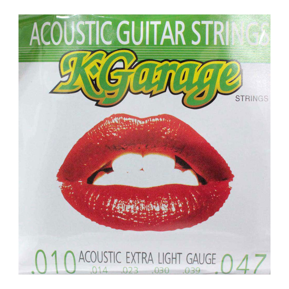 K-GARAGE　A/G　10-47　アコースティックギター弦×6セット　Extra　Light