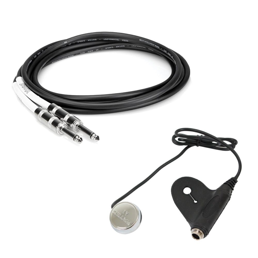 ARTEC A1-OSJ ピエゾピックアップ Hosa GTR-210 3m SS ギターケーブル 2点セット 4,704円