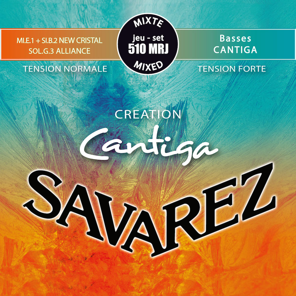 サバレス 弦 SAVAREZ 510MRJ CREATION Cantiga Mixd tension SET クラシックギター弦×6セット クリエーション カンティーガ