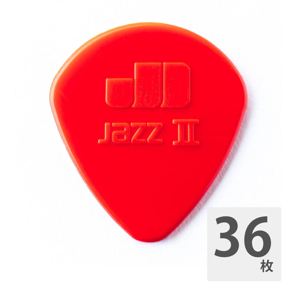 ジムダンロップ ギターピック 36枚 47R JAZZ II RED 1.18 JIM DUNLOP ジムダン