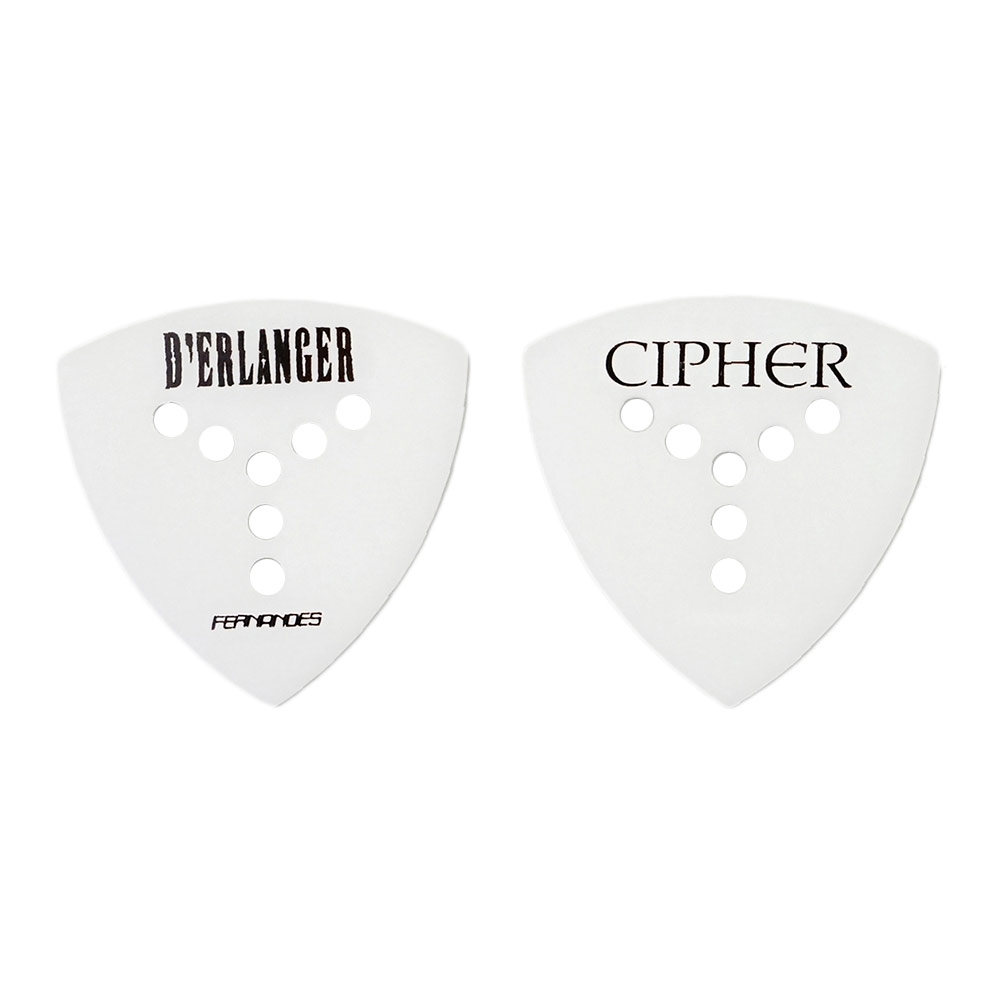 楽天市場 Fernandes P 100 White D Erlanger Cipher ギターピック 1 0mm 10枚 Chuya Online