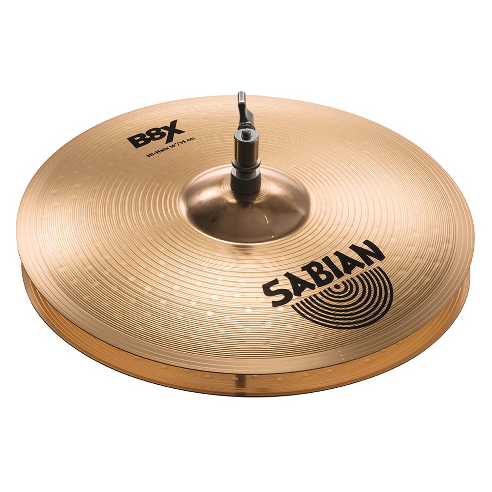 セイビアン シンバル ハイハット ペア 14インチ SABIAN B8X-14BHH ＆ B8X-14THH B8X HI HATS ペア 14インチ ハイハットシンバルセット 21,600円