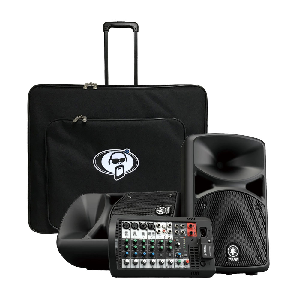 YAMAHA STAGEPAS 400BT ポータブルPAシステム 専用ケース付きセット