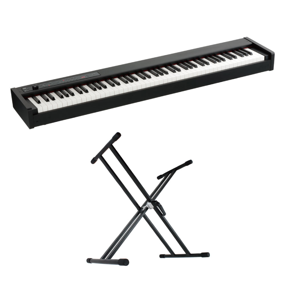 コルグ KORG D1 DIGITAL PIANO 電子ピアノ X型スタンド 2点セット｜chuya-online チューヤオンライン
