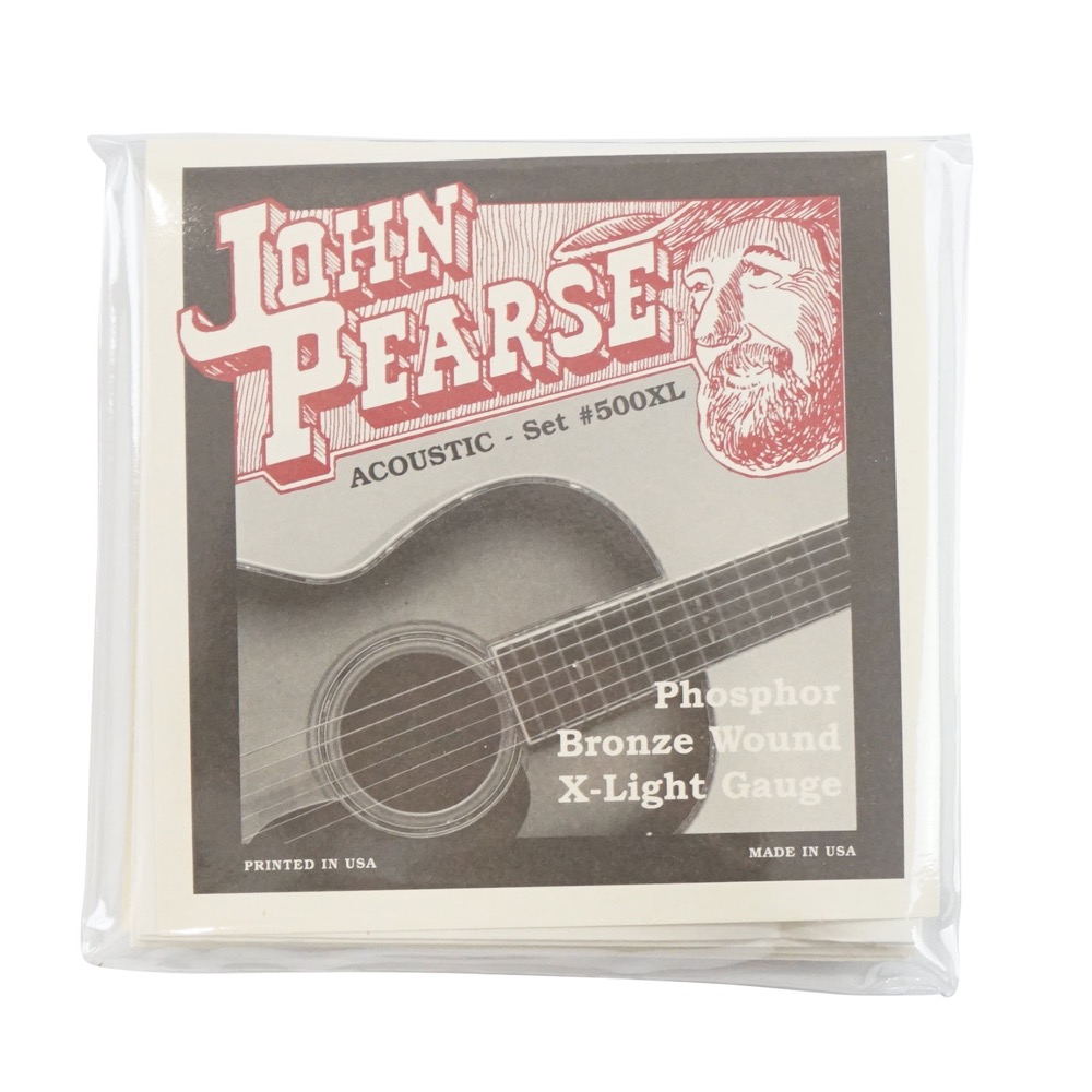 John Pearse 500XL アコースティックギター弦 10-47&times;6セット｜chuya-online チューヤオンライン 9,216円
