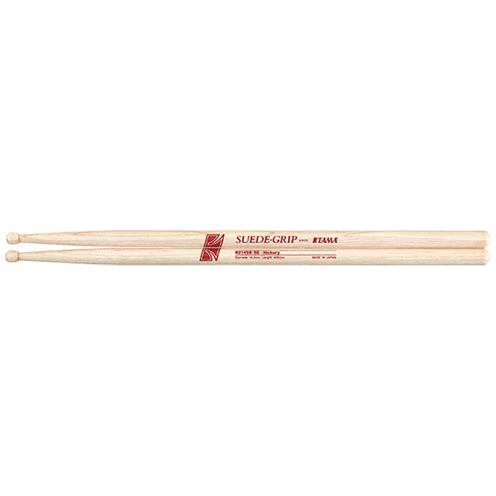 TAMA H215B-SG スエードグリップ ヒッコリー ドラムスティック×6セット