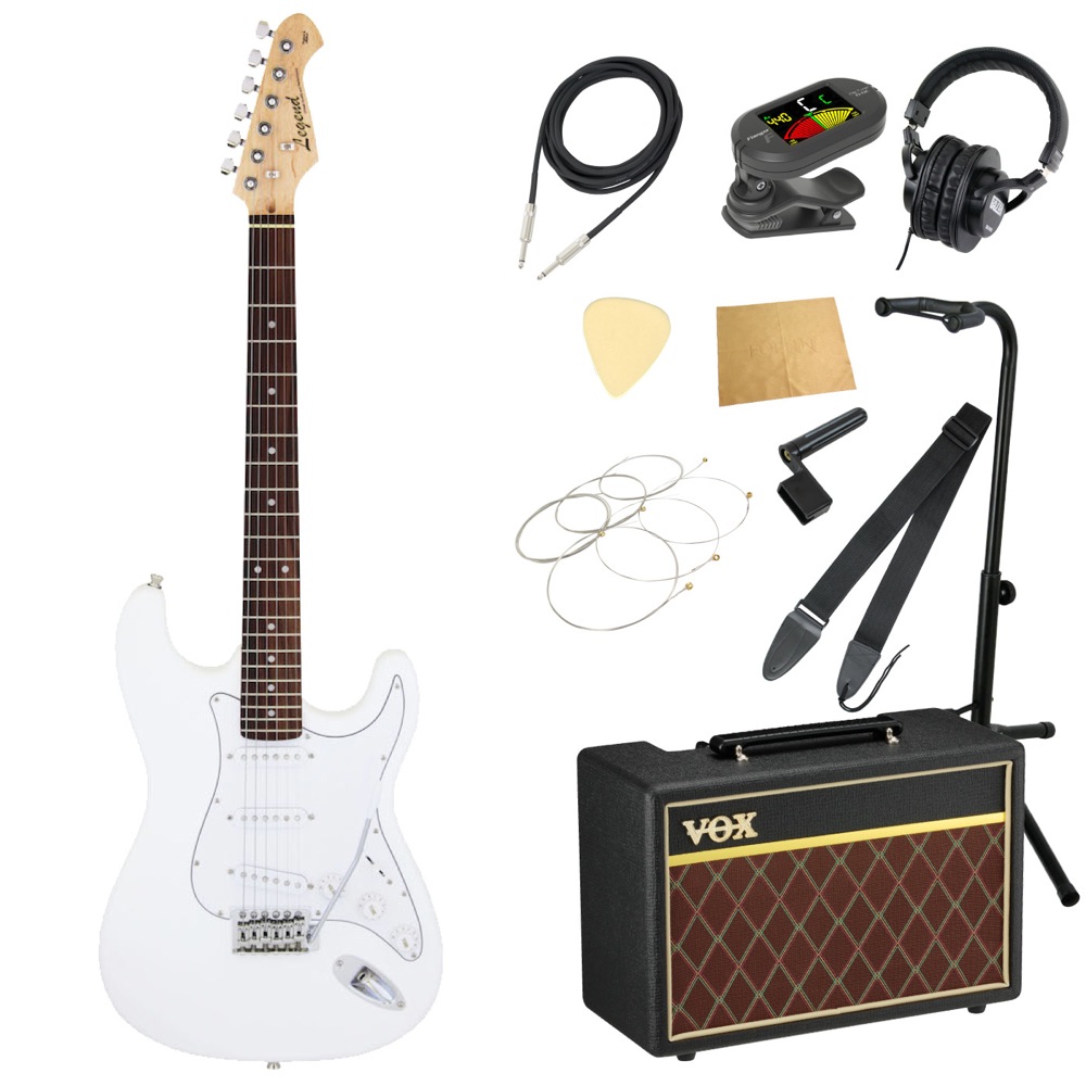 楽天市場】LEGEND LST-Z BK エレキギター VOXアンプ付き 入門11