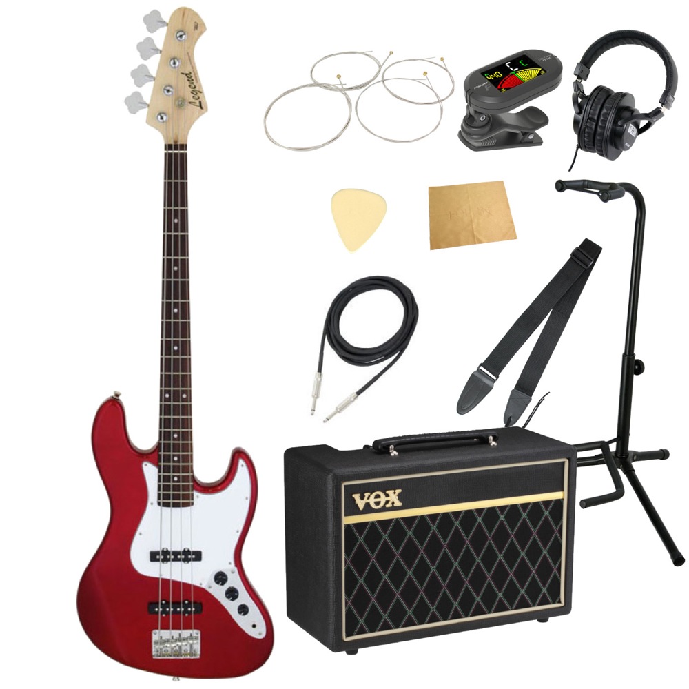 エレキベース Ca Legend ベースセット キャンディーアップル Voxアンプ付き セット 初心者入門セット ジャズベース 入門10点セット Chuya Onlineレジェンド Legend Ljb Z エレキベース Ca Legend ベースセット キャンディーアップル Voxアンプ付き セット 初心者入門セット ジャズベース 入門10点セット Chuya Onlineレジェンド Legend Ljb Z