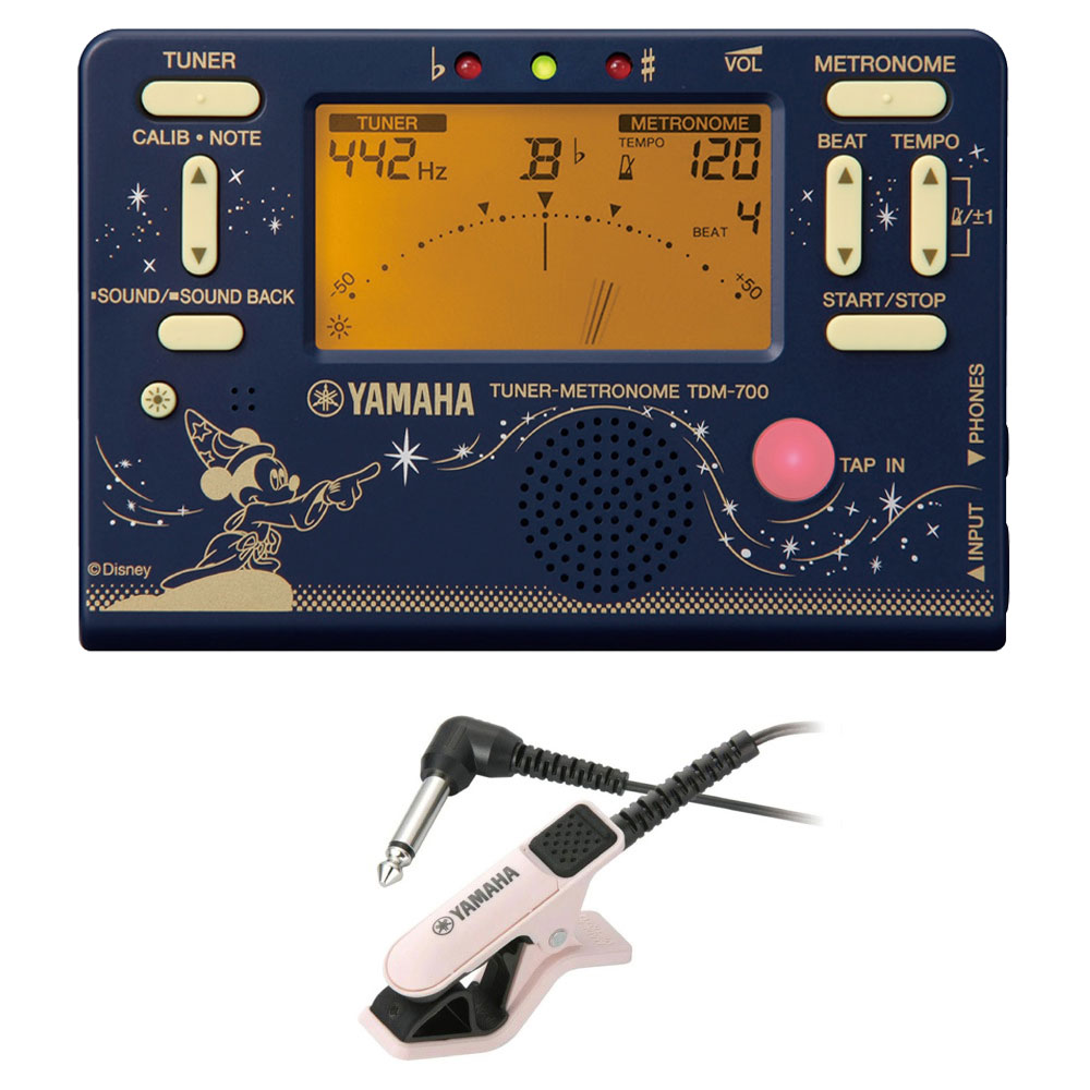 楽天市場】YAMAHA TDM-700DF2 ディズニー ファンタジア ミッキー チューナー メトロノーム TM-30BK チューナー専用マイクロフォン付き  2点セット : chuya-online