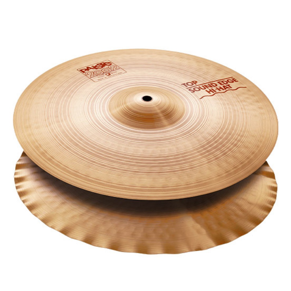 PAISTE 2002 Sound Edge Hi-Hat ハイハットシンバル TOP＆BOT 15