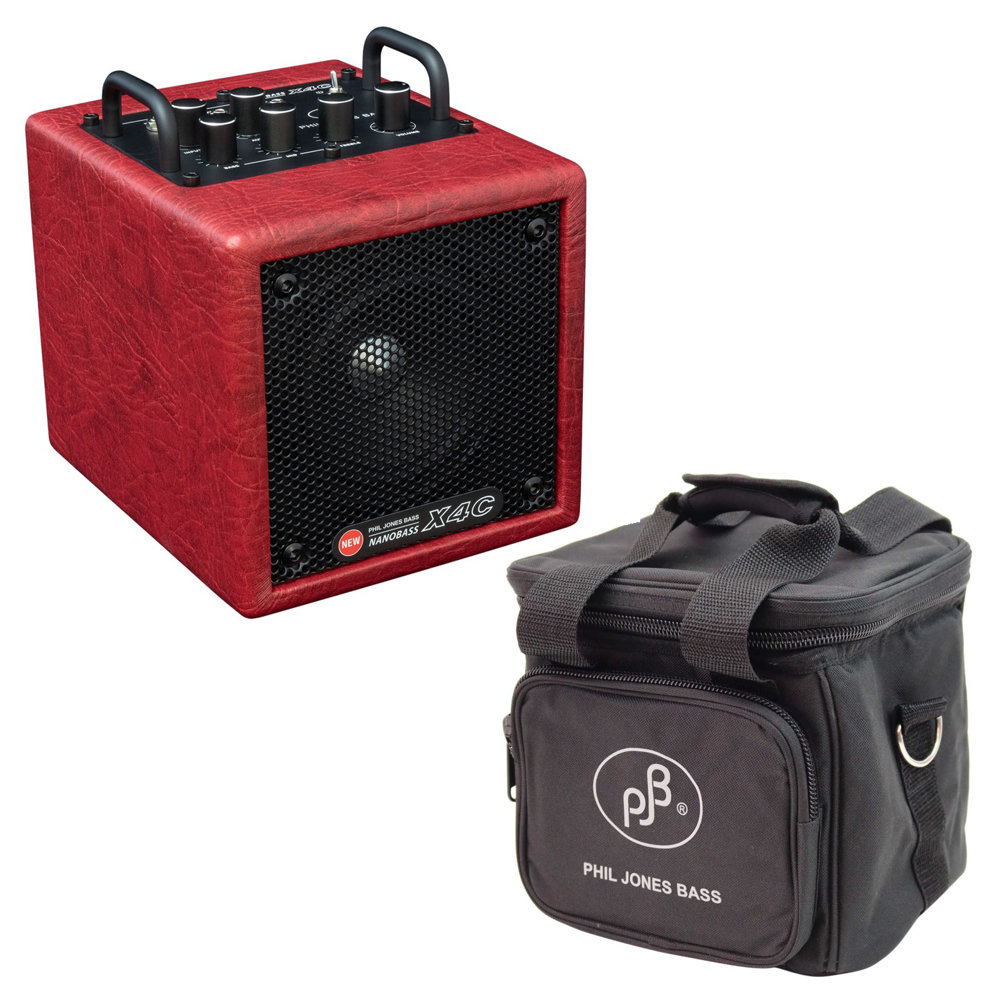 楽天市場】PHIL JONES BASS NANOBASS X4C(Red)ベースアンプ 小型