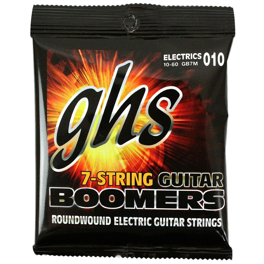 GHS GB7M Boomers 7弦用 エレキギター弦&times;6セット｜chuya-online チューヤオンライン