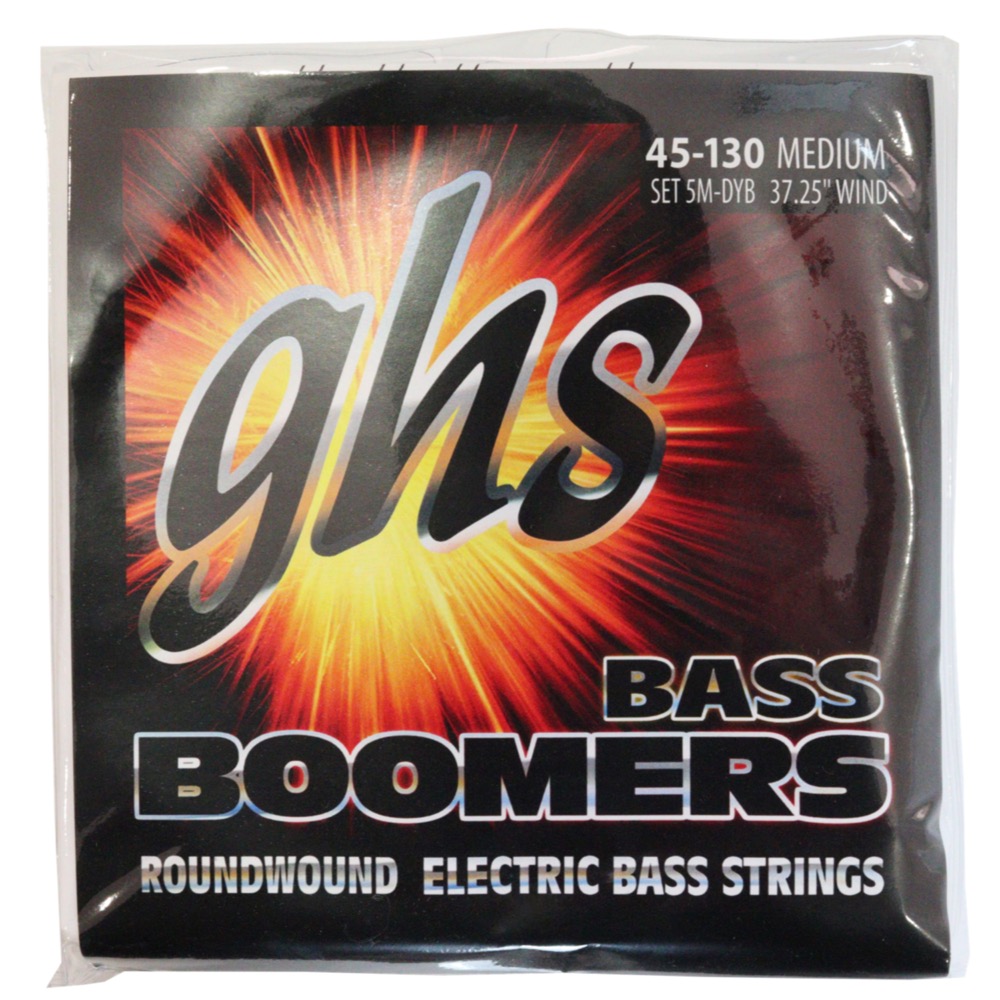 GHS 5M-DYB 5-String Bass Boomers MEDIUM Low B 045-130 5弦エレキベース弦×2セット|chuya-online チューヤオンライン