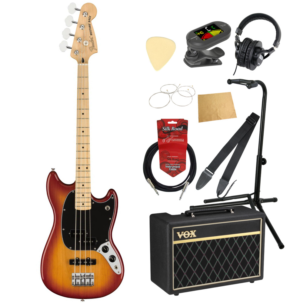 最大93％オフ！ Fender Player Mustang Bass PJ MN SSB エレキベース