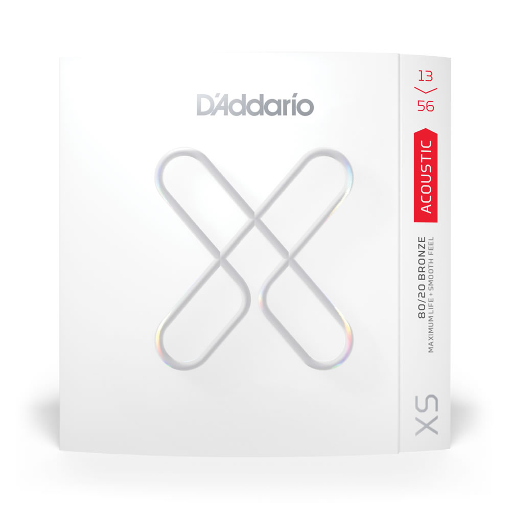 D'Addario XSABR1356 XS 80/20 BR Medium 13-56 アコースティックギター弦 コーティング弦×3セット