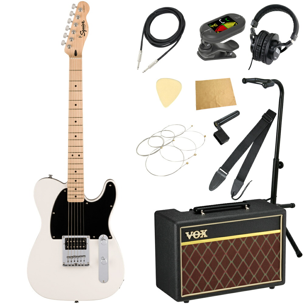 Squier スクワイヤー スクワイア Sonic Esquire H MN AWT エレキギター テレキャスター VOXアンプ付き 入門11点 初心者セット｜chuya-online チューヤオンライン 32,793円