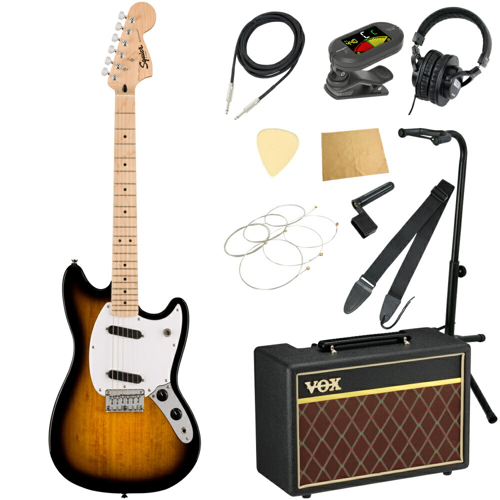 楽天市場】Squier Sonic Mustang MN WPG Torino Red エレキ