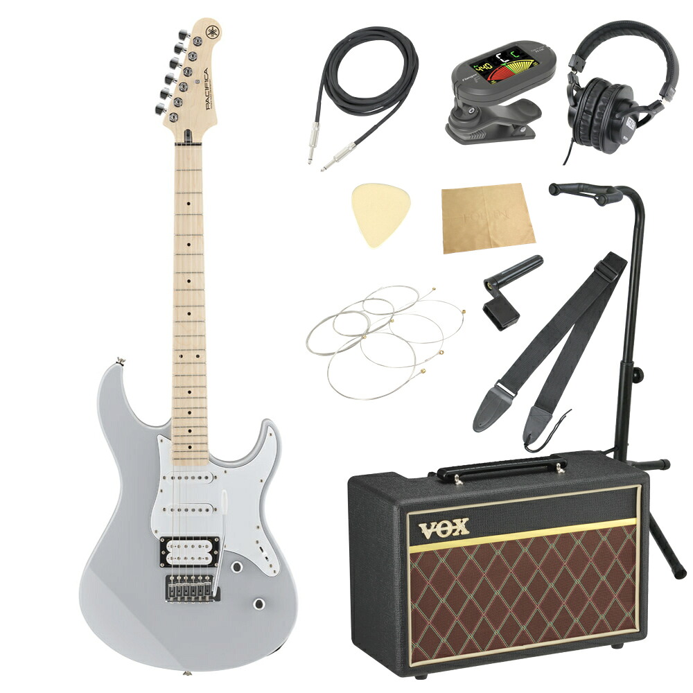 ヤマハ YAMAHA PACIFICA112VM GRY パシフィカ VOXアンプ付き 入門11点 エレキギター初心者セット｜chuya-online チューヤオンライン
