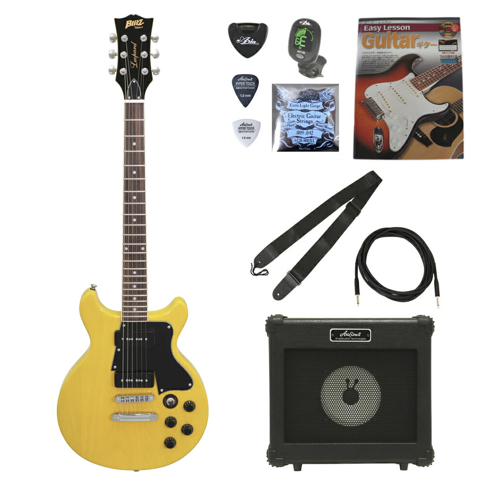 楽天市場】Blitz by AriaProII BLP-SPL/DC レスポールスペシャルタイプ