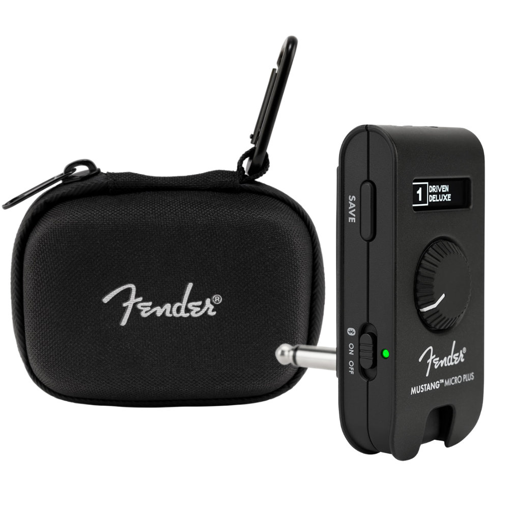 Fender フェンダー Mustang Micro Plus ヘッドホンアンプ Mustang Micro専用ケース付き｜chuya-online チューヤオンライン 16,518円