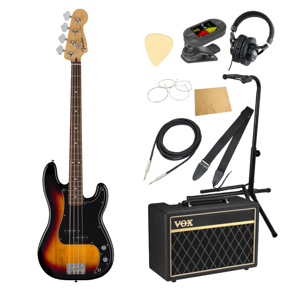 Fender プレシジョンベースセット 楽天市場】Fender フェンダー Standard Precision Bass LRL WPG BLK