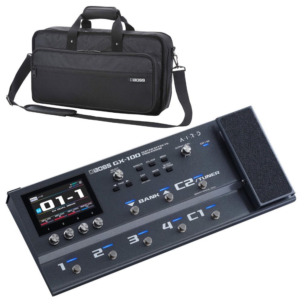 BOSS ボス GX-100 マルチエフェクター Guitar Effects Processor エフェクターケース BOSS CB-BM-M付きセット 50,160円