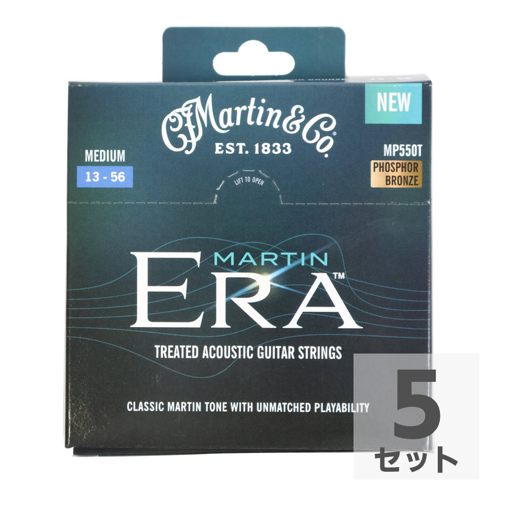 アコギ弦 マーチン MARTIN Martin Era MP550T Medium アコースティックギター弦&times;5セット｜chuya-online チューヤオンライン 8,470円