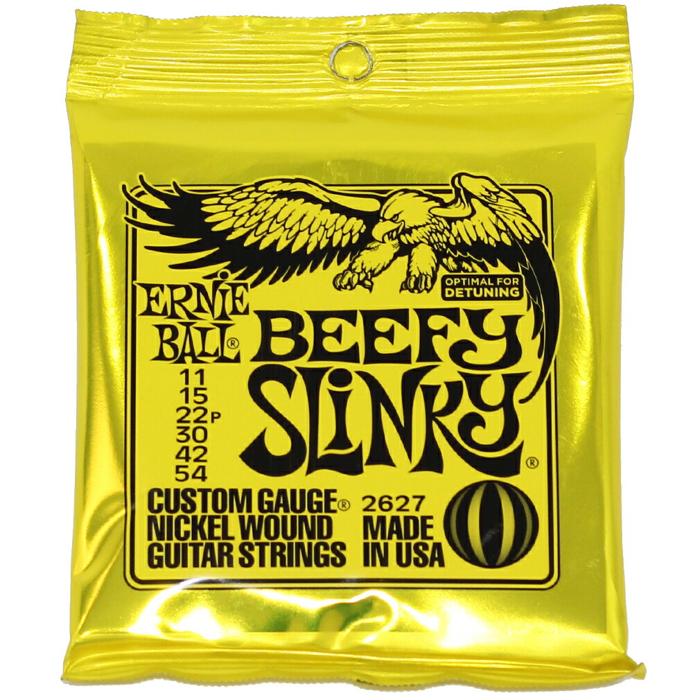国内最安値 楽天市場 Ernie Ball 2627 Beefy Slinky 12set エレキギター弦 Chuya Online 保証書付 Bralirwa Co Rw