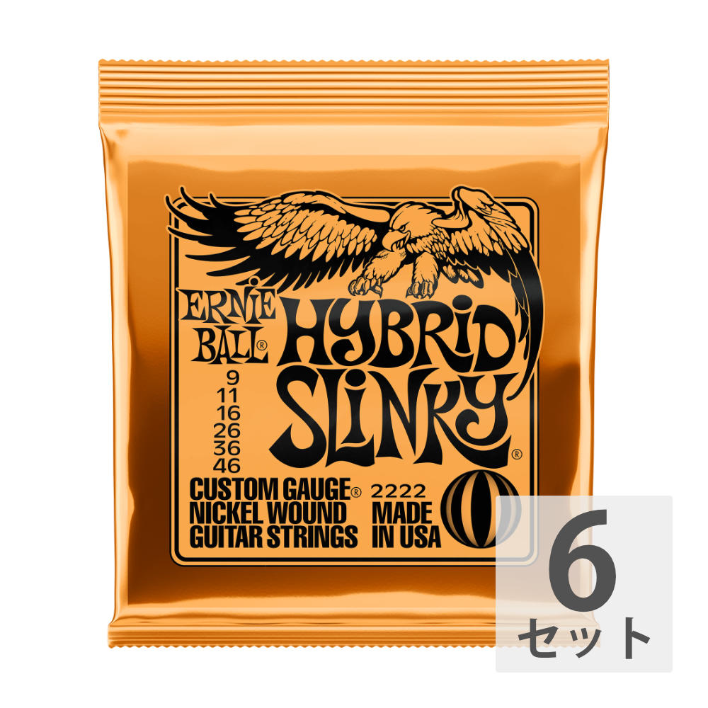 今月限定／特別大特価 6セット ERNIE BALL #3123 Coated Super Slinky