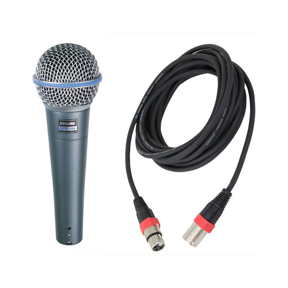 SHURE SM58ダイナミックマイク/クラシックプロ マイクケーブル5m-