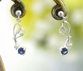 楽天市場】ブルーサファイア 3ct/3ct前後 ピアス PT900 プラチナ