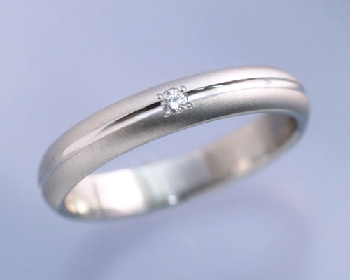 ＡＩ（アイ）プラチナ リング/結婚指輪 「meteore（メテオール）」Lady's【送料無料】/製造オーダー品　約20日間納期