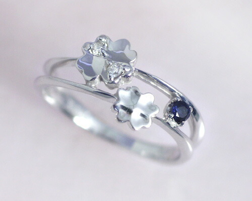 楽天市場】ピンキーリング 12月誕生石 タンザナイト リボンモチーフ