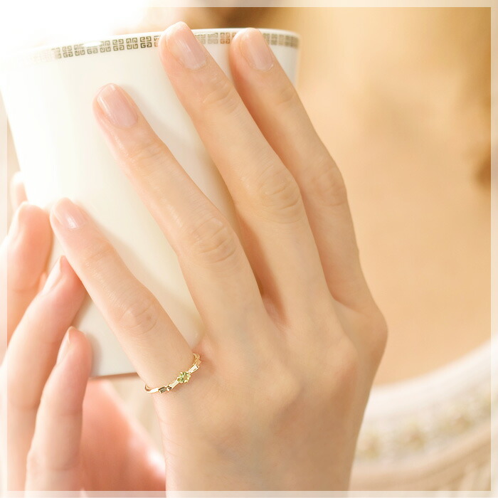 Ciao Accessories Rakuten Global Market Stone Amulet For An Easy Stone Amulet For An Easy Delivery Peridot Ribbon Ring Bath D Pinkie Do Ternear Of August