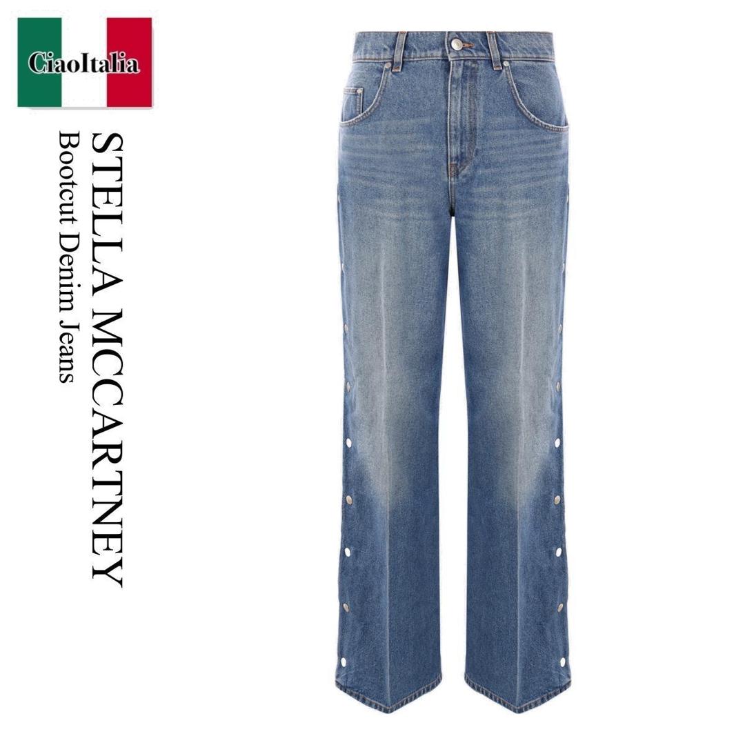 【STELLA McCARTNEY】スカート　デニム STELLA McCARTNEY アシンメトリー デニム ロングスカート 変形