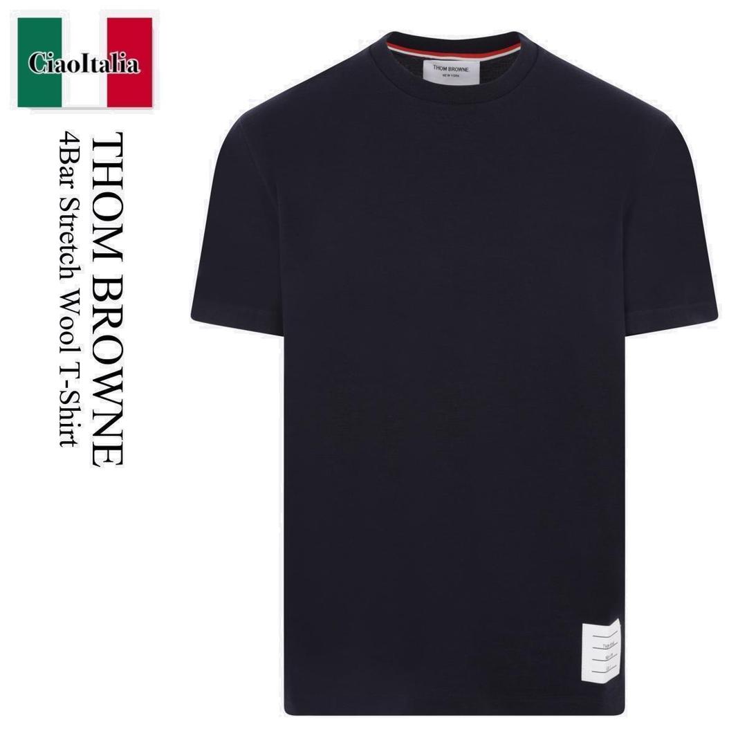 ◆THOM BROWNE◆ ノースリーブ Tシャツ ネイビー 三越伊勢丹 | THOM BROWNE/トムブラウン_women 通販 | ネイビー