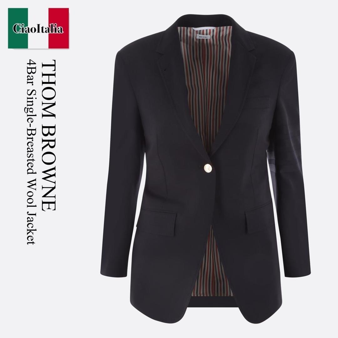 【THOM BROWNE 】テーラードジャケット ロゴ 薄手ニット 長袖 楽天市場】トムブラウン THOM BROWNE メンズ アウター