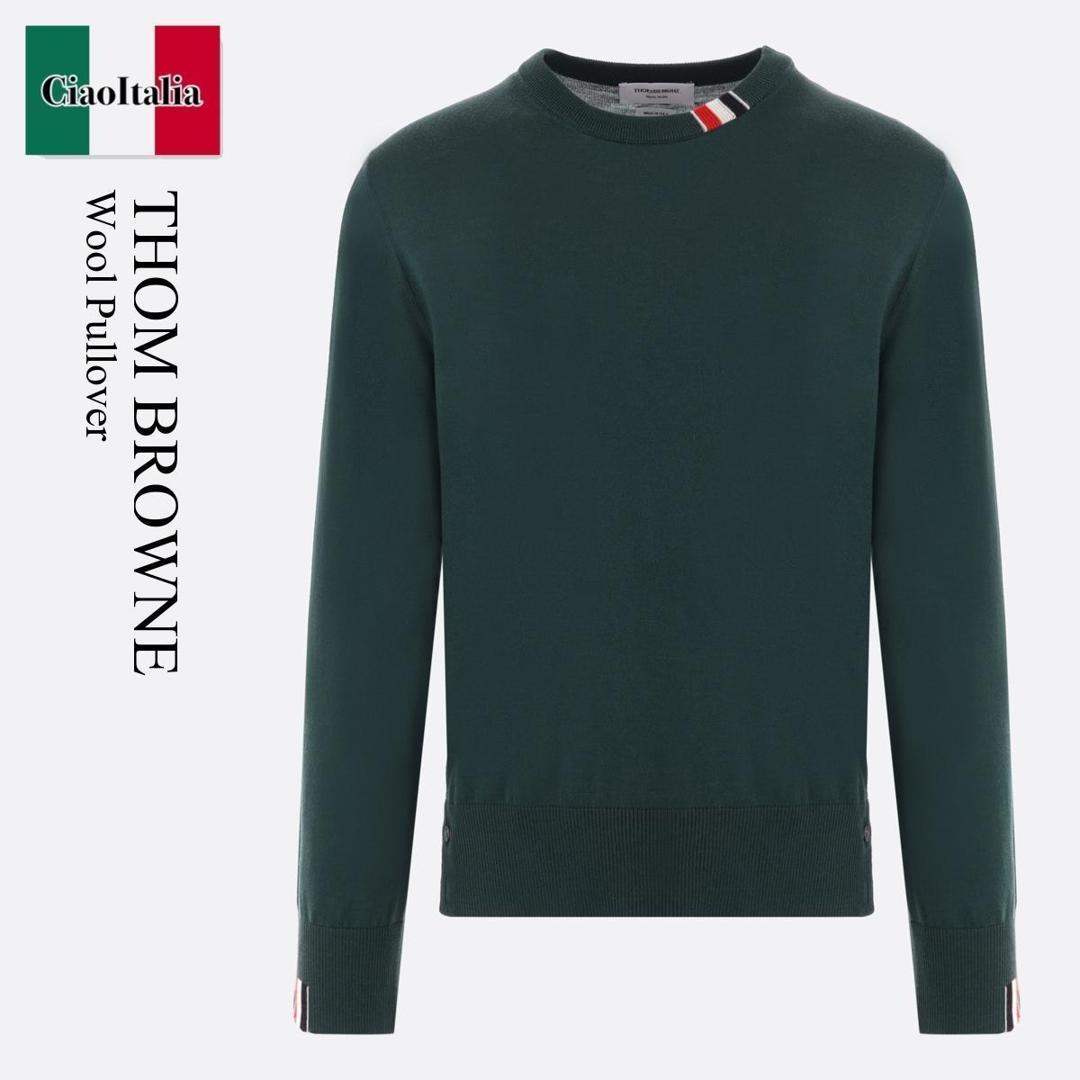 トムブラウン セーター ニット フォーバー トリコロール トグルボタン 1サイズ トムブラウン セーター ニット フォーバー トリコロール トグルボタン