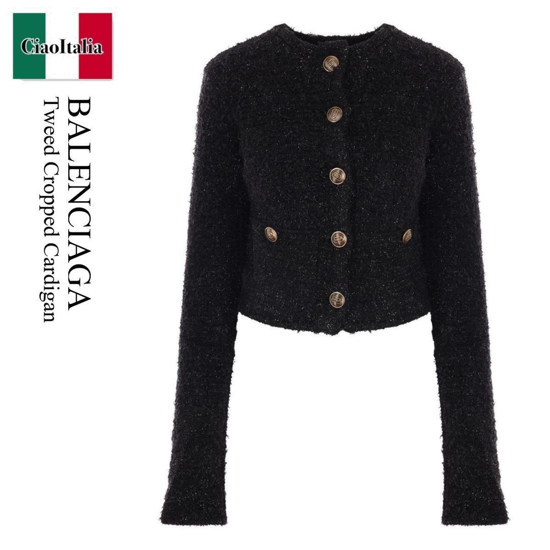 BALENCIAGA カーディガン XS ブラック Cardigan in Black | Balenciaga US