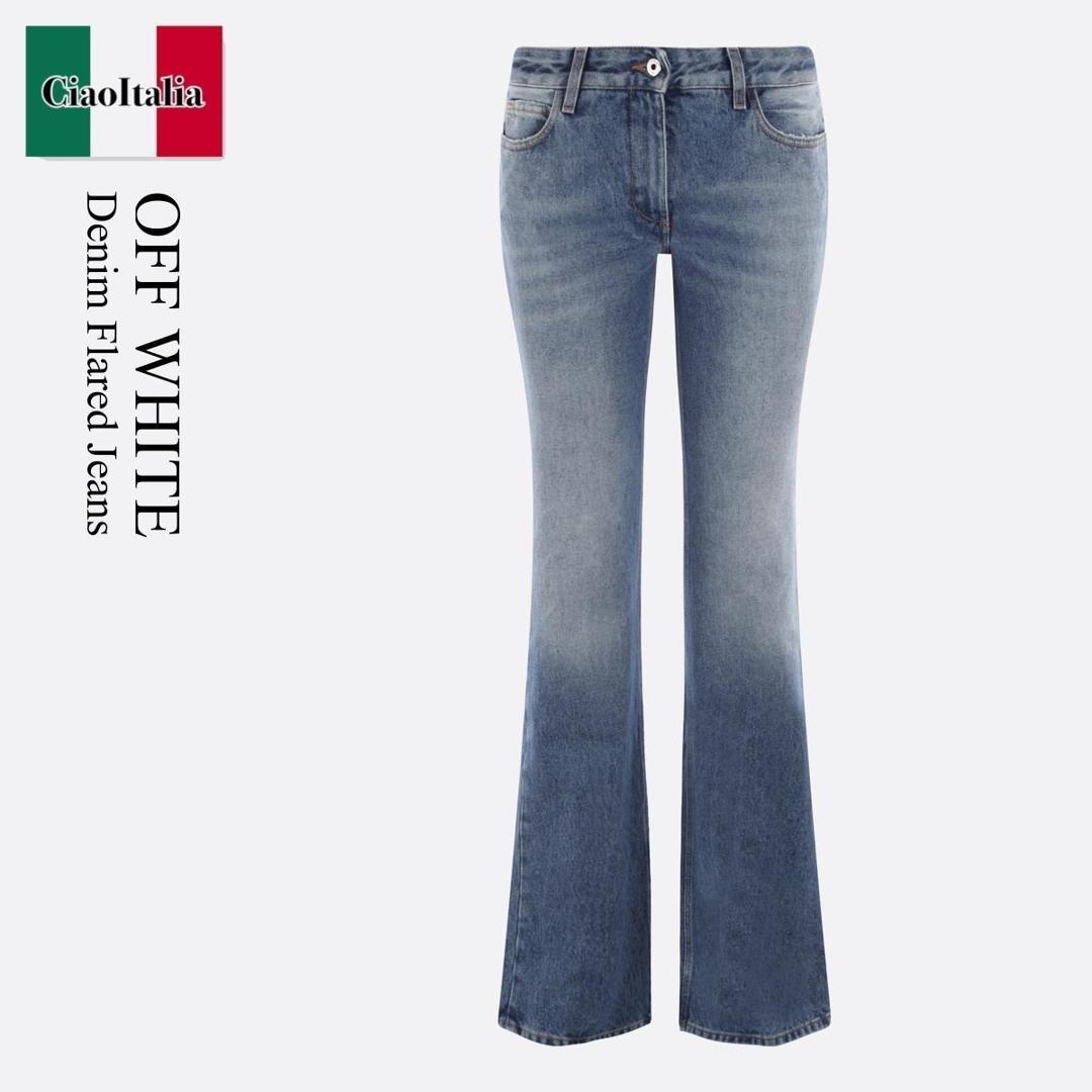 楽天市場】Off-White SKINNY REGULAR LENGHT MEDIUM BLUE WAS