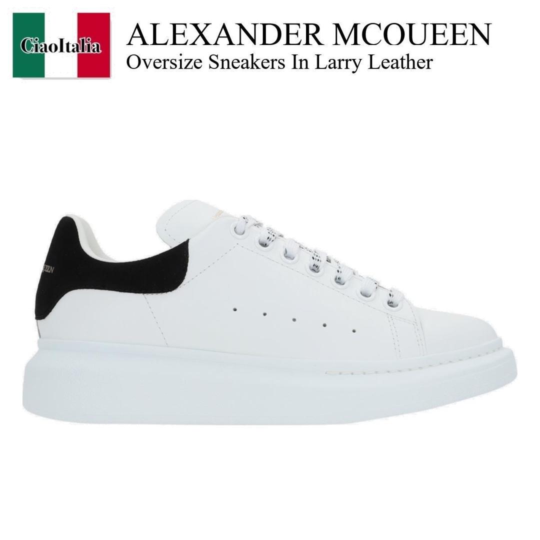ALEXANDER McQUEEN スニーカー ホワイト/ブラック 36ハーフ Alexander McQueen White and black Oversized sneakers