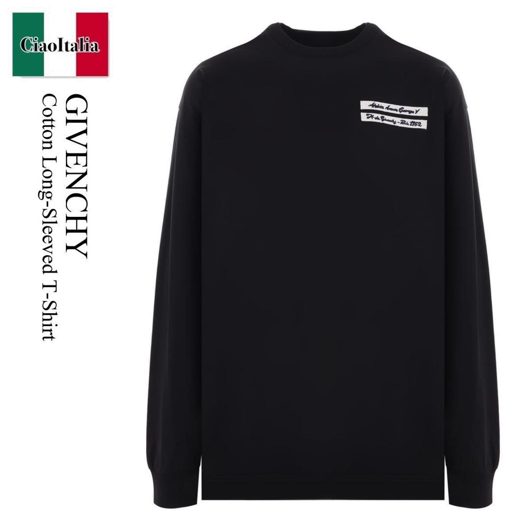 楽天市場】ジバンシー GIVENCHY ロンT ロングTシャツ メンズ 長袖 ロゴ