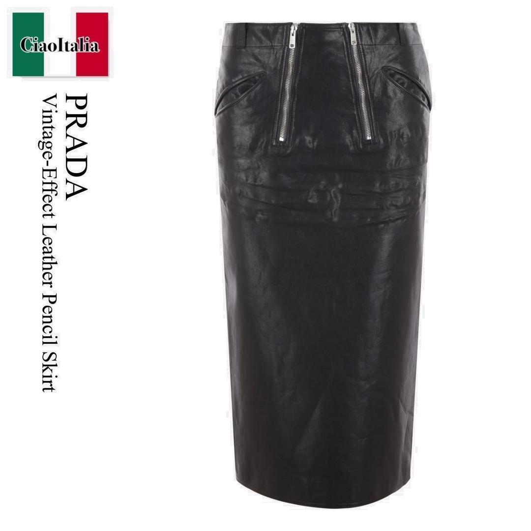 ☆PRADA☆プラダ フルシルエット コットンサテン ミディスカート resize_image.php?image=prada/
